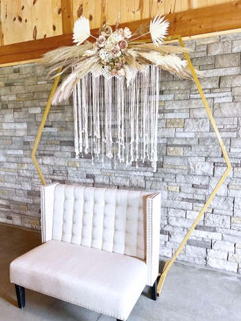 Hitch Rentals - Settees - Ivory Settee2