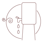 hr icons pink beverage dispensers