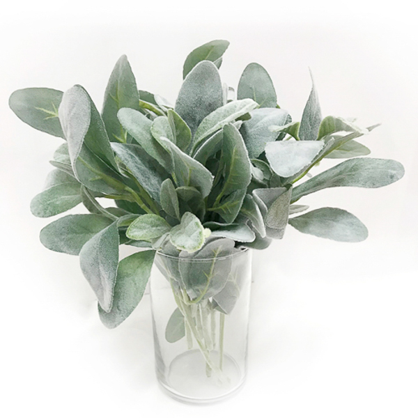 weddingdecor lambs ear greenery web