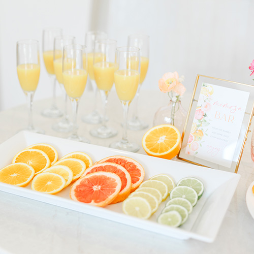 citrusbridalshower cookietray