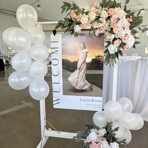 graduationparty photoboard
